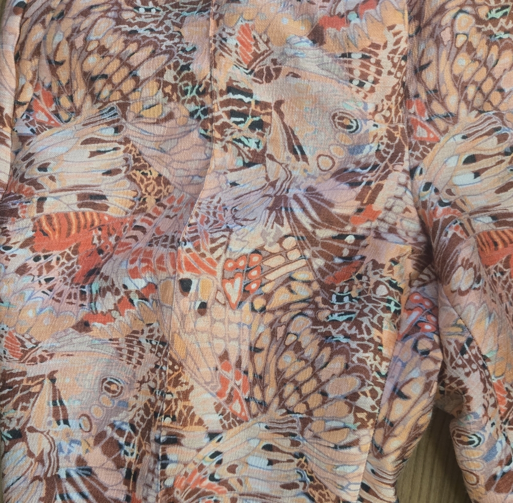 J. Crew Collection Cropped Butterfly Lemonade Pants - Picture 6 of 8